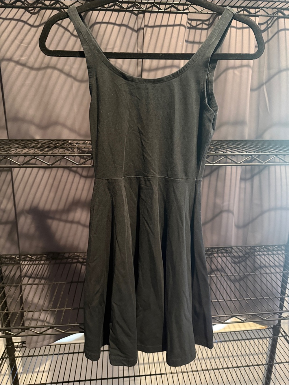 Express Black Sleeveless Mini Dress